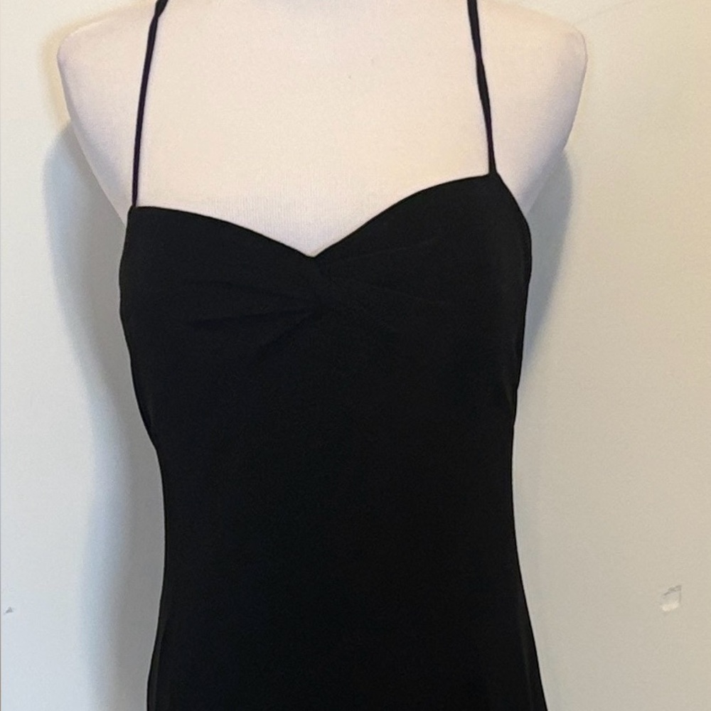 Anne Klein Black Maxi Dress - Sleek Evening Gown